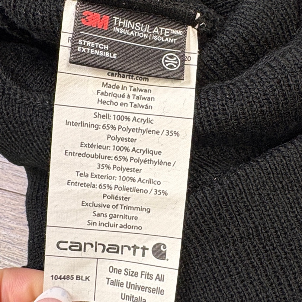 Carhartt Black 3M Thinsulate Insulated Balaclava 🔥 - Picture 6 of 9